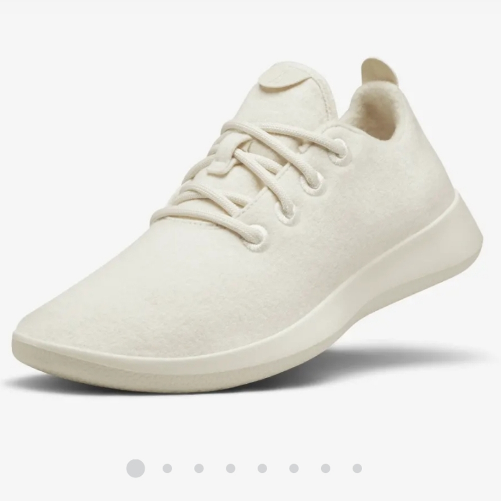 Allbird wool runners natural white cream sole